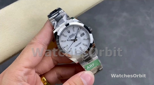 Rolex Datejust 41 Stainless Steel White Dial M126300 0005 Men's Watch