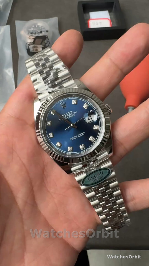 Rolex Datejust 41 White Gold Blue Dial 126334 0016