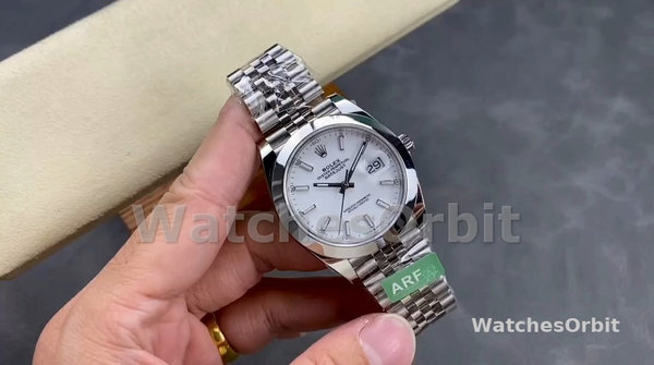 Rolex Datejust 41mm Stainless Steel 126300 0006 White Index Jubilee
