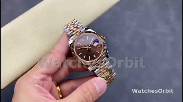 Rolex Datejust Automatic Rose Gold & Steel Watch m126331 0002
