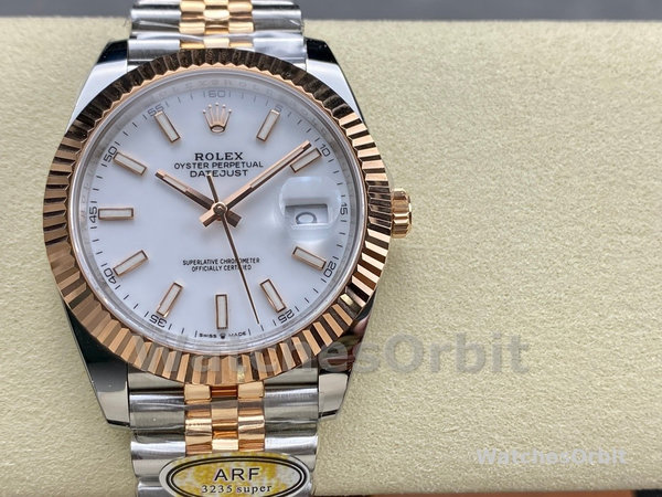 Rolex Datejust Steel & Everose Gold White Dial M126231 0017
