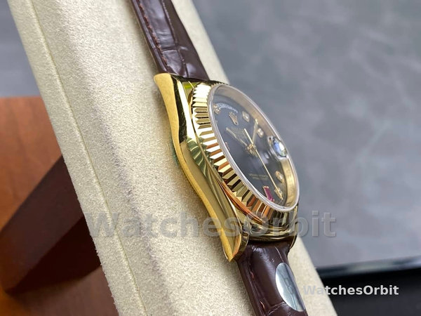 Rolex Day Date 118138 0020 Yellow Gold Diamond Ruby 36 mm
