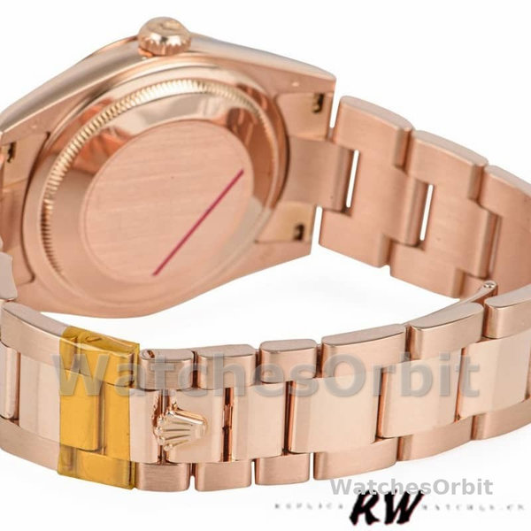 Rolex Day-Date 118205 Rose Gold Pink dial 36mm Unisex Replica Watch