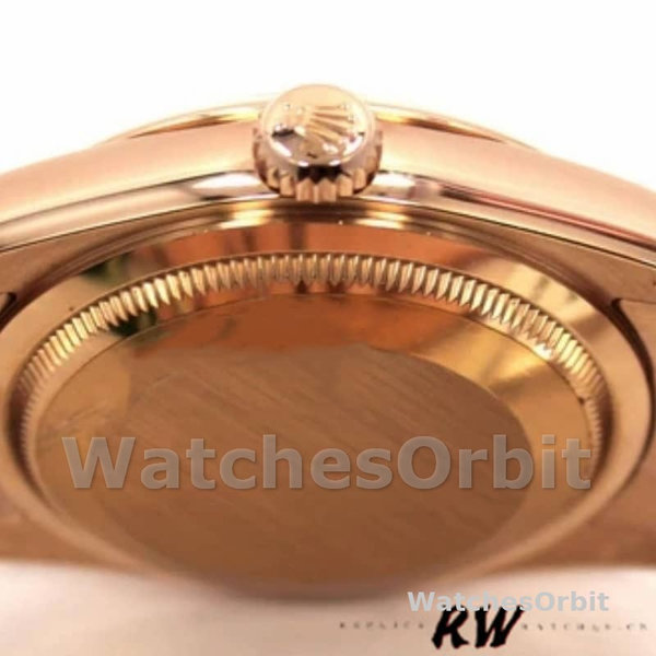 Rolex Day-Date 118205 Rose Gold Pink Diamond Dial 36mm Unisex Replica Watch