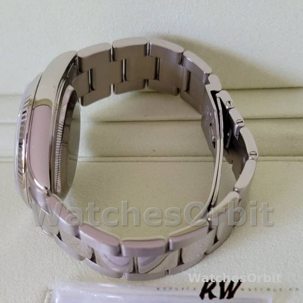 Rolex Day-Date 118239 Rhodium grey Dial white gold 36mm Unisex Replica Watch