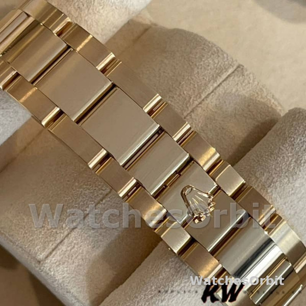 Rolex Day-Date 118388 Black Diamond Rubies Dial 36mm Unisex Replica Watch