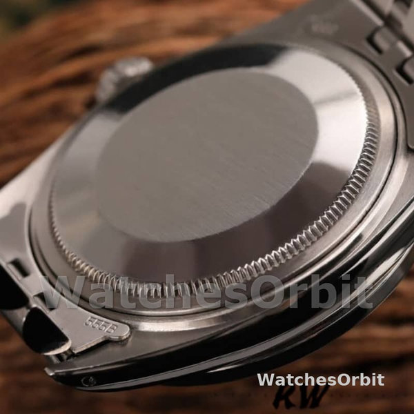 Rolex Day-Date 118389 Diamond Bezel Black Diamond Dial 36MM Unisex Replica Watch