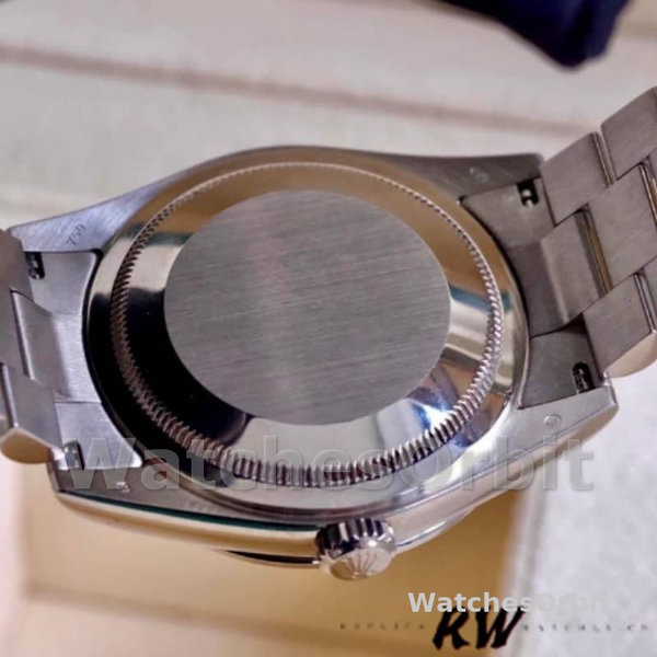Rolex Day-Date 118389 Rhodium Grey Roman Numeral Dial 36MM Unisex Replica Watch