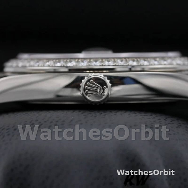 Rolex Day-Date 228349RBR Dark Rhodium Dial Diamond Bezel 40mm Mens Replica Watch