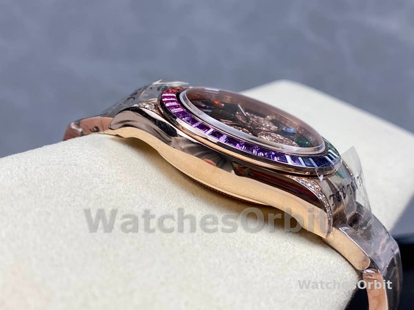 Rolex Cosmograph Daytona 40mm Black Sapphire Rainbow Dial 116595RBOW