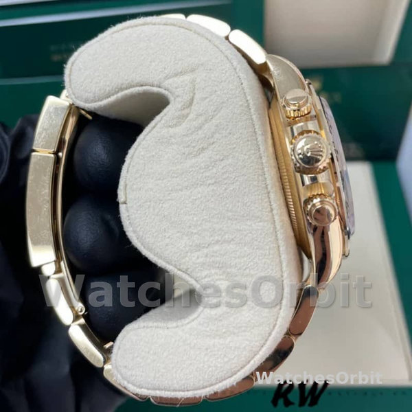 Rolex Daytona 116508 Yellow Gold White Index Dial 40MM Mens Replica Watch