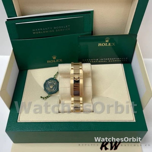 Rolex Daytona 116508 Yellow Gold White Index Dial 40MM Mens Replica Watch