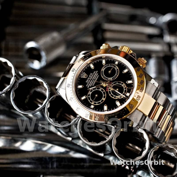 Rolex Daytona 116523 Stainless Steel Black Dial 40mm Mens Replica Watch