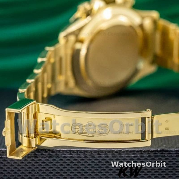 Rolex Daytona 116528 Yellow Gold Champagne Dial 40mm Mens Replica Watch