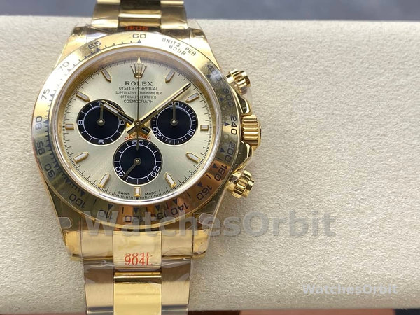 Rolex Daytona 126508 0006 Yellow Gold on Bracelet 1:1 Replica Watch