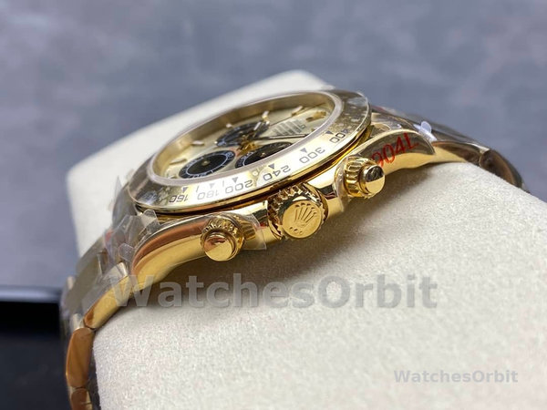 Rolex Daytona 126508 0006 Yellow Gold on Bracelet 1:1 Replica Watch