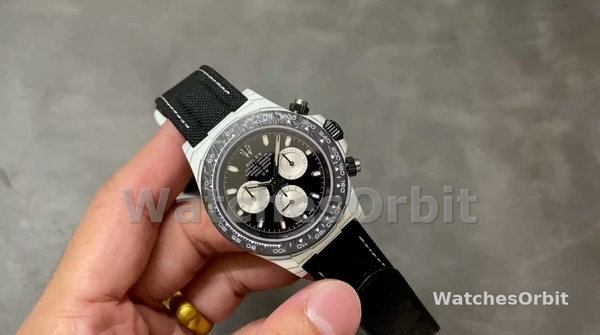 Rolex Daytona Cosmograph Carbon Fiber Luminescent Coating 40mm Black Dial Men's Watch