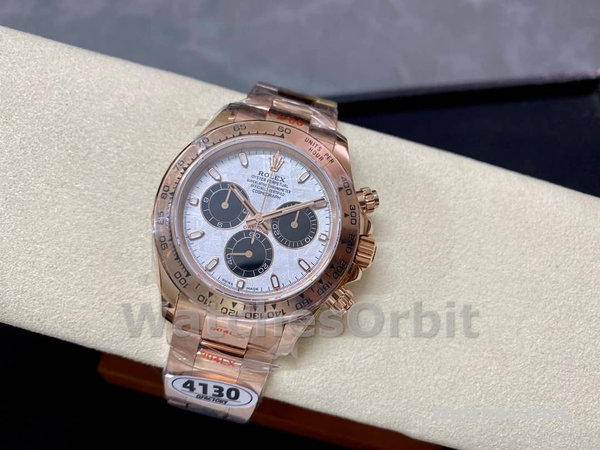 Rolex Daytona m116505 Everose Gold Meteorite Grey Dial 40MM Mens Replica Watch