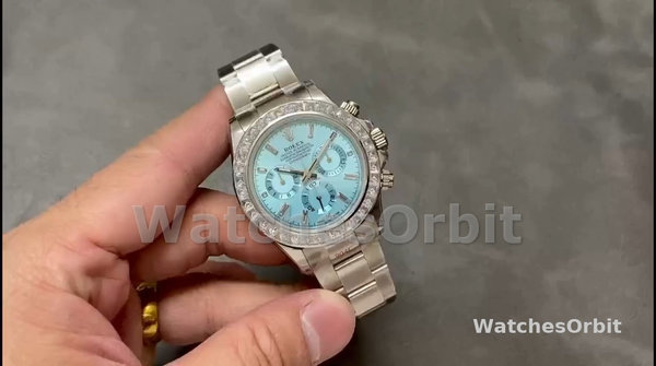 Rolex Daytona Oyster Perpetual Platinum Ice Blue Dial 116576TBR