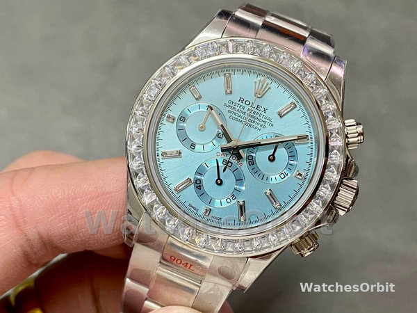 Rolex Daytona Oyster Perpetual Platinum Ice Blue Dial 116576TBR