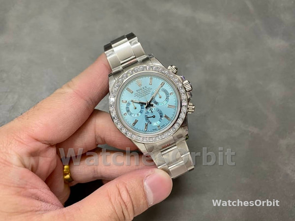 Rolex Daytona Oyster Perpetual Platinum Ice Blue Dial 116576TBR