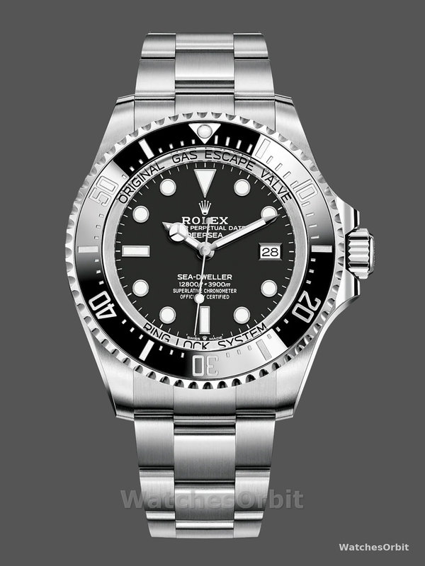 Rolex Deepsea 126660 Black Dial Oyster Steel 44mm Mens replica watch