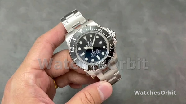 Rolex Deepsea 126660 Black Dial Oyster Steel 44mm Mens replica watch