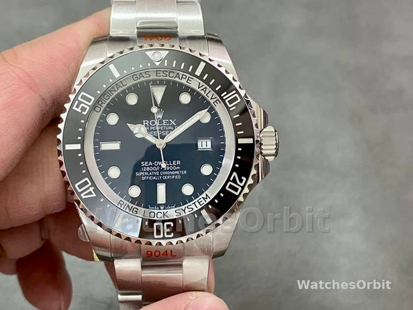 Rolex Deepsea 126660 Black Dial Oyster Steel 44mm Mens replica watch