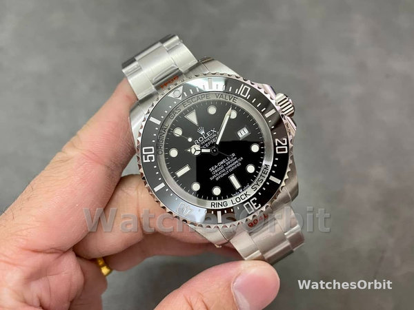 Rolex Deepsea 126660 Black Dial Oyster Steel 44mm Mens replica watch