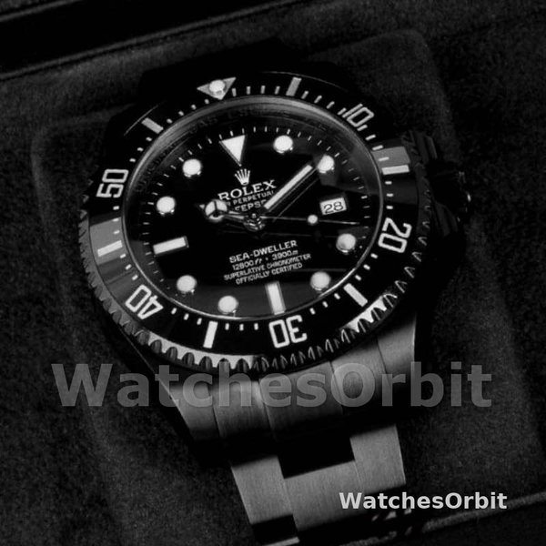 Rolex Sea-Dweller Deepsea 116660 PVD/DLC Coated Stainless Steel Black Dial 44MM Mens Replica Watch