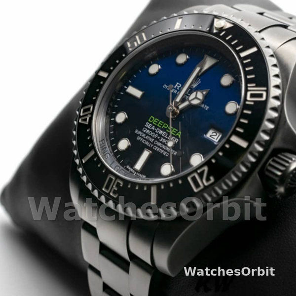 Rolex Sea-Dweller Deepsea 116660 PVD/DLC Coated Stainless Steel D-Blue Dial 44MM Mens Replica Watch