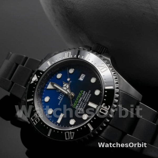 Rolex Sea-Dweller Deepsea 116660 PVD/DLC Coated Stainless Steel D-Blue Dial 44MM Mens Replica Watch