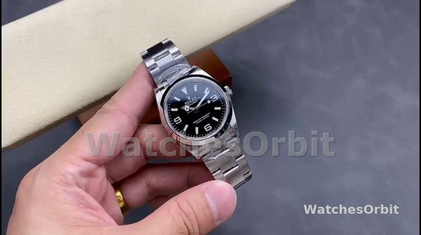 Rolex Explorer 124270 0001 Black Dial Stainless Steel 36MM