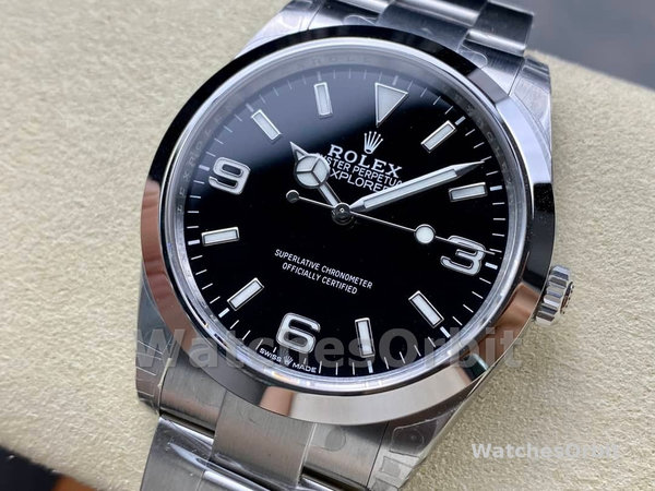 Rolex Explorer 124270 0001 Black Dial Stainless Steel 36MM