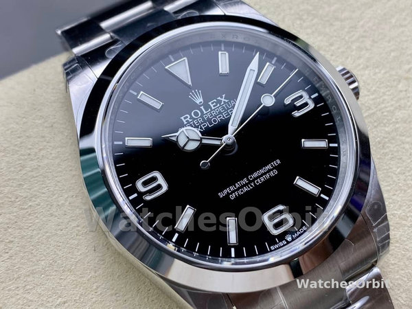 Rolex Explorer 124270 0001 Black Dial Stainless Steel 36MM
