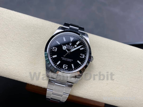 Rolex Explorer 124270 0001 Black Dial Stainless Steel 36MM