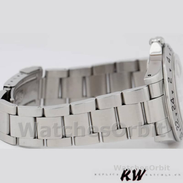 Rolex Explorer II 16570 Stainless Steel White Dial 40MM Mens Replica Watch