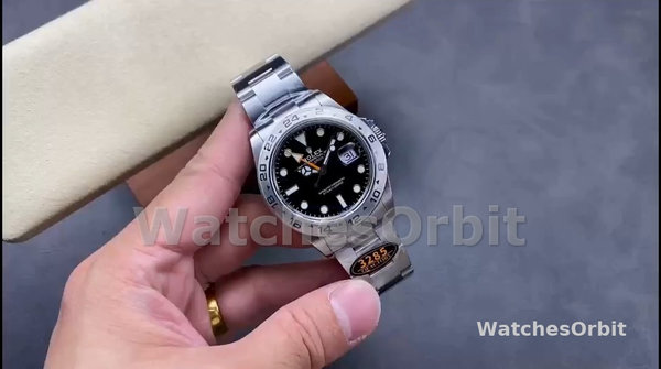 Rolex Explorer II m226570 0002 Stainless Steel Black Dial 42MM Mens Replica Watch