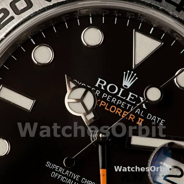Rolex Explorer II m226570 0002 Stainless Steel Black Dial 42MM Mens Replica Watch