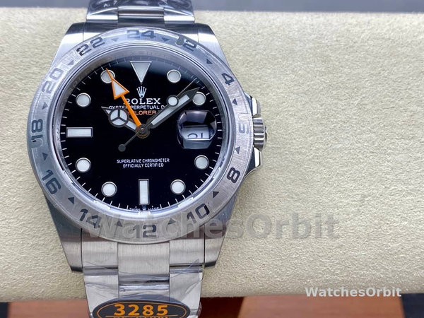 Rolex Explorer II m226570 0002 Stainless Steel Black Dial 42MM Mens Replica Watch