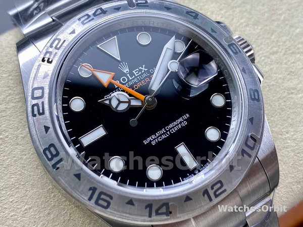 Rolex Explorer II m226570 0002 Stainless Steel Black Dial 42MM Mens Replica Watch