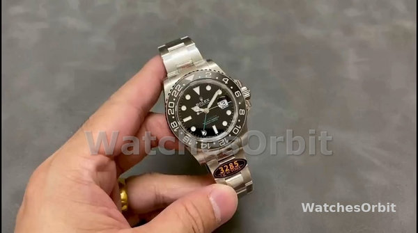 Rolex GMT-Master II 116710LN Black Dial Stainless steel case 40mm Mens Replica Watch