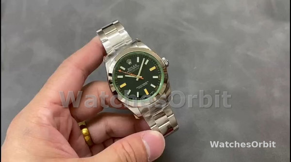 Rolex Milgauss 116400GV Stainless Steel Black Dial 40MM Mens Replica Watch