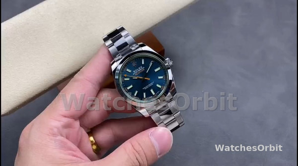 Rolex Milgauss 116400GV Stainless Steel Z-blue Dial 40mm Mens Replica Watch