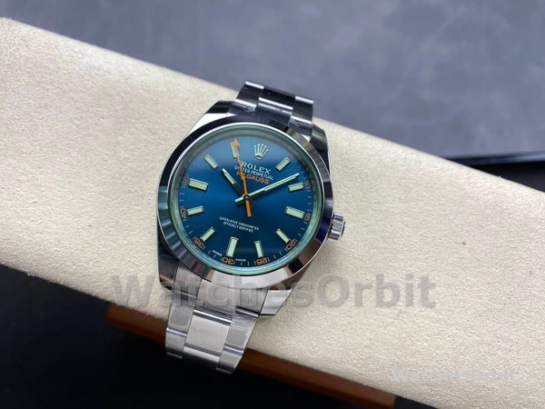 Rolex Milgauss 116400GV Stainless Steel Z-blue Dial 40mm Mens Replica Watch