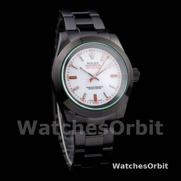 Rolex Milgauss PR116610 Pstainless steel White Dial 40MM Mens Replica Watch