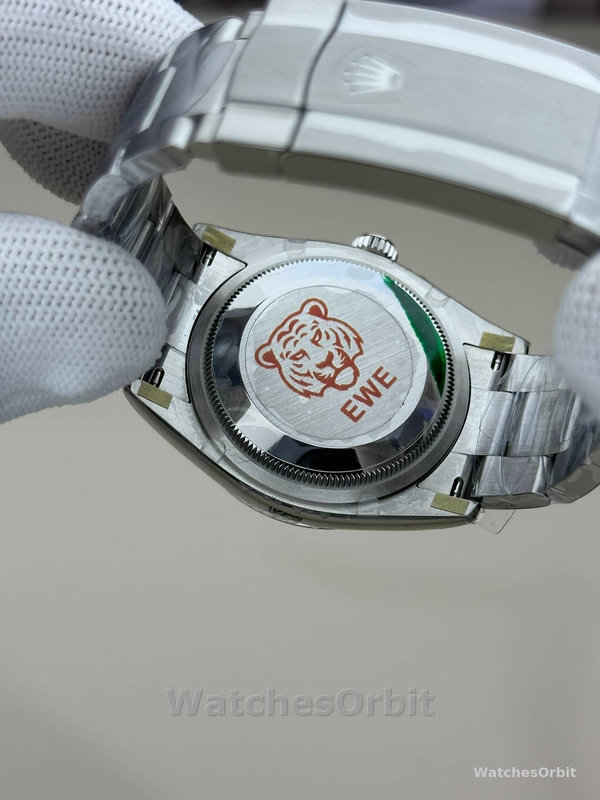 2024 Rolex Oyster Perpetual 126000 Stainless Steel Baby Blue Dial Replica Watch