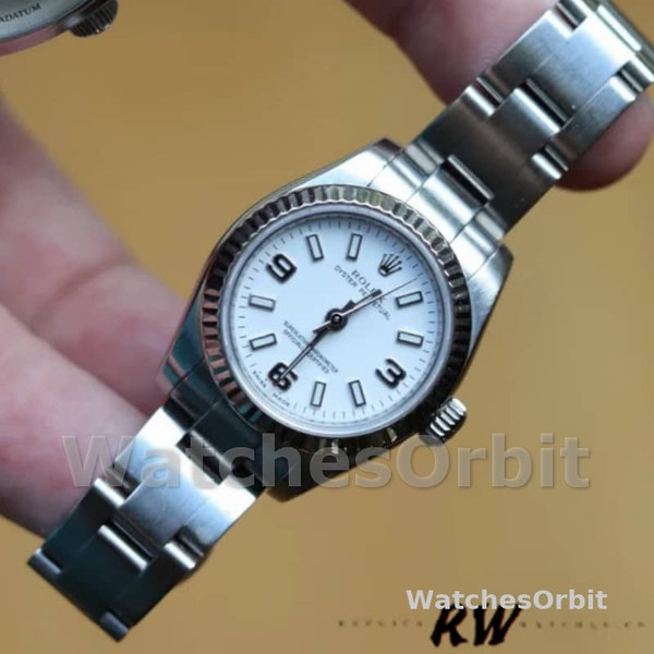 Rolex Oyster Perpetual 176234 White Roman Dial 26mm Lady Replica Watch