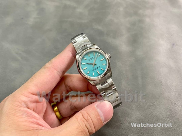 Rolex Oyster Perpetual 31 Turquoise Blue Dial 277200 0007 Women's Watch