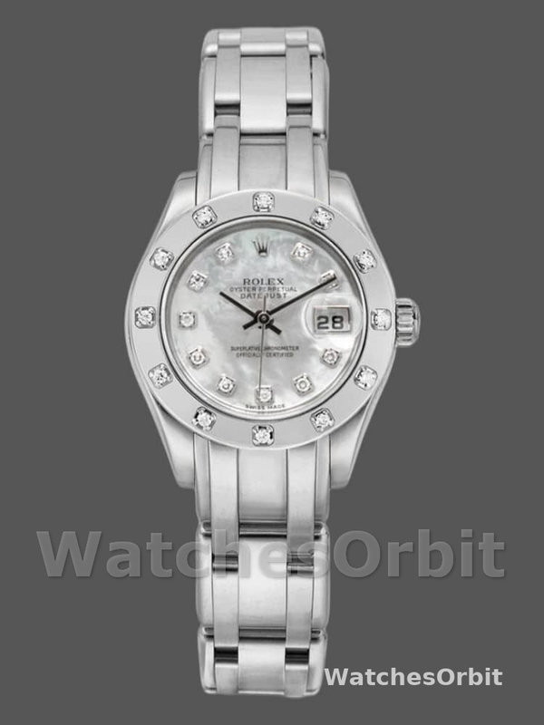 Rolex Pearlmaster 80319 MOP Diamond Dial 29MM Lady Replica Watch